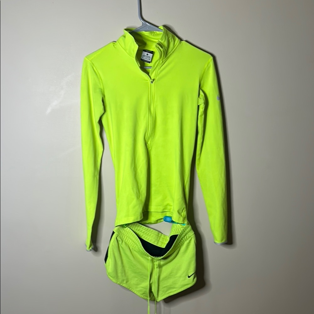 Nike Neon Green Athletic Set